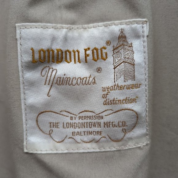 Vintage - Ladies London Fog Raincoat - c 1970s - Picture 5 of 9